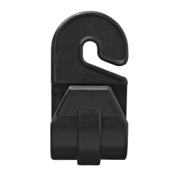 Clip for tent awning frame 19 22 mm with hook