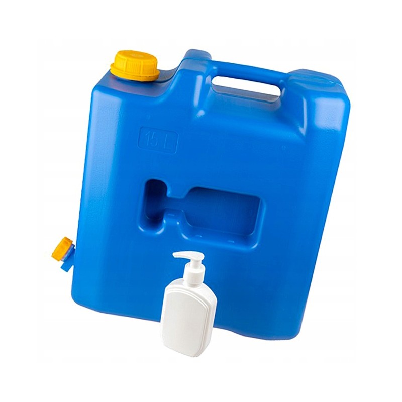 15l water container with valve, soap dispenser K6L55