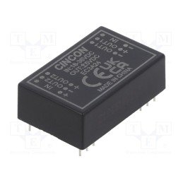 1 pcs x CINCON - EC3A24 - Converter: DC/DC, 3W, Uin: 18÷36V, Uout: 5VDC, Uout2: -5VDC, DIP24