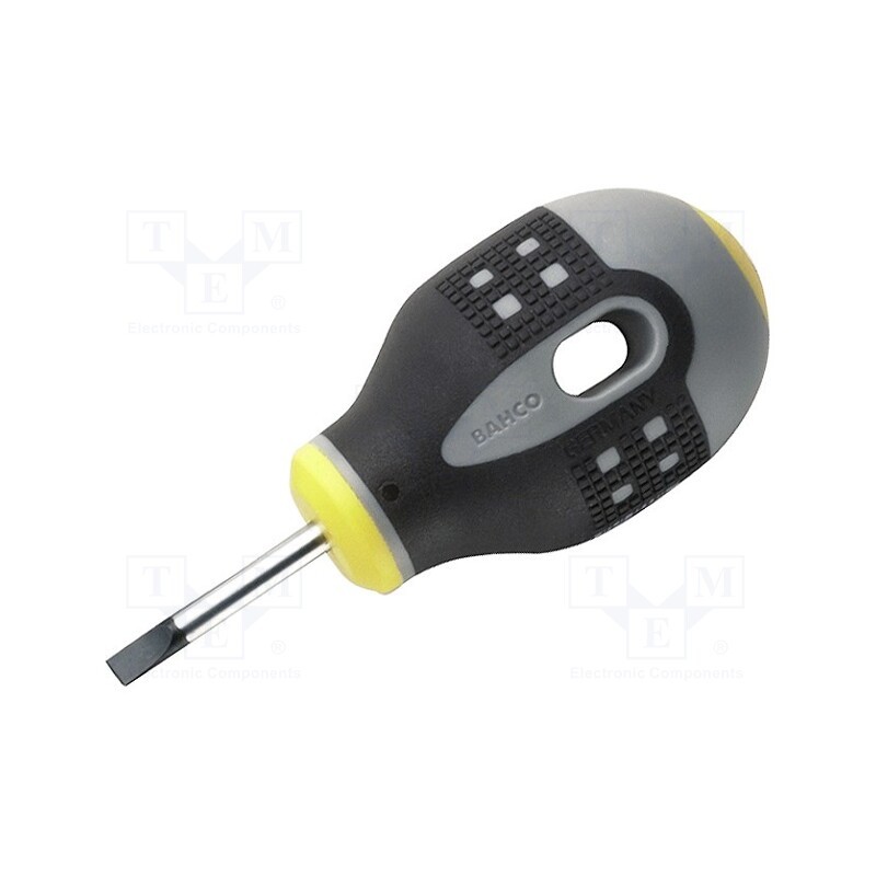 1 pcs x BAHCO - BE-8350 - Screwdriver, slot, 5,5x1,0mm, Blade length: 25mm