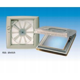 Omni vent roof hood with fan 12v 40x40 transparent thule