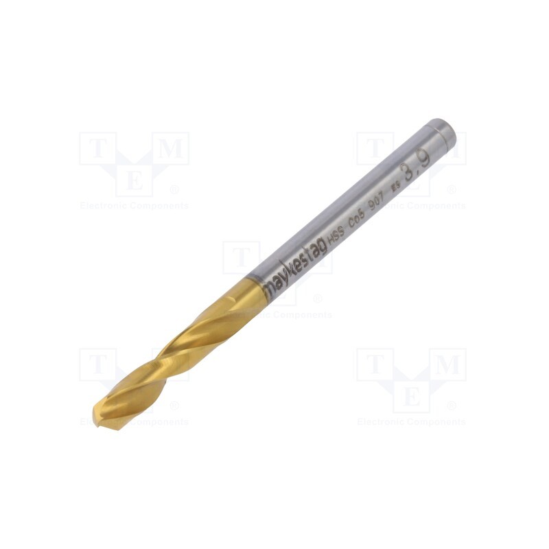 1 pcs x ALPEN-MAYKESTAG - 90700390100 - Drill bit, for metal, Ø: 3.9mm, L: 55mm, Working part len: 22mm
