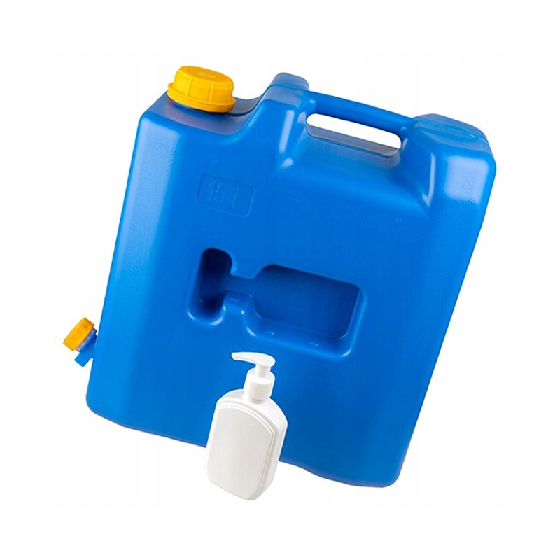 15l water container with valve, soap dispenser o9s80