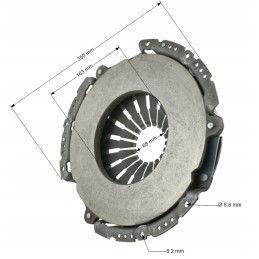 Clutch pressure plate dv1733