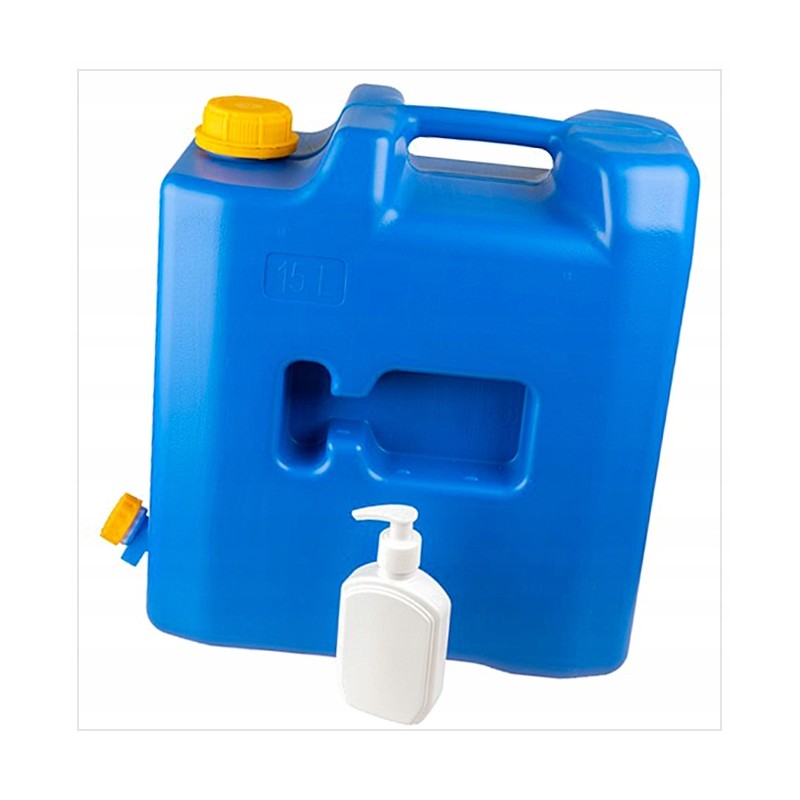 O4u97 water container 15l with valve soap dispenser 89978