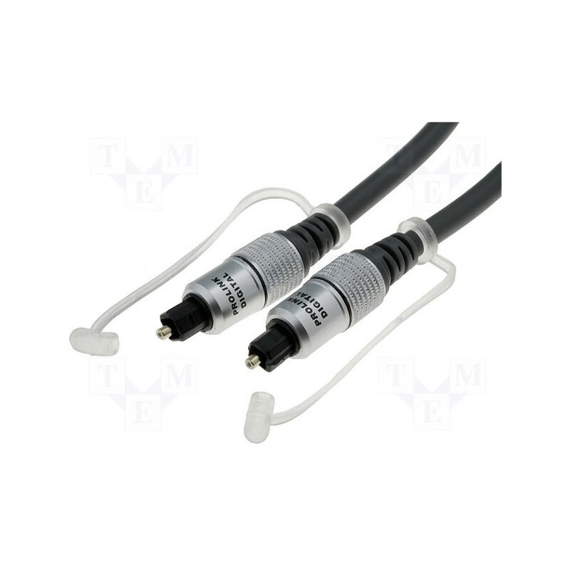 1 pcs x PROLINK - TCV4510-1.2 - Cable, Toslink plug,both sides, 1.2m