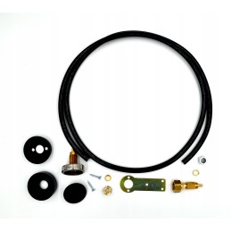 A set for refueling a 11kg camper cylinder