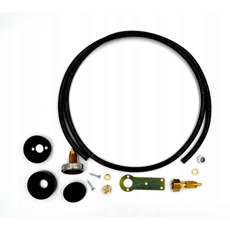 A set for refueling a 11kg camper cylinder