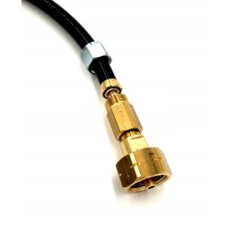 A set for refueling a 11kg camper cylinder