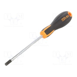1 pcs x BETA - 12051360 - Screwdriver, hex key, HEX 6mm, EVOX, Blade length: 125mm