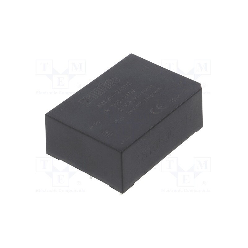1 pcs x AIMTEC - AME20-24SVZ - Converter: AC/DC, 20.4W, 85÷264VAC, Usup: 100÷370VDC, Uout: 24VDC
