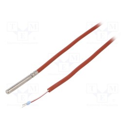 1 pcs x TEWA TEMPERATURE SENSORS - TT4M-PT100B-T200-1500 - Sensor: temperature, Pt100, 100Ω, cl.B, Body dim: Ø6x50mm, Len: 1.5m