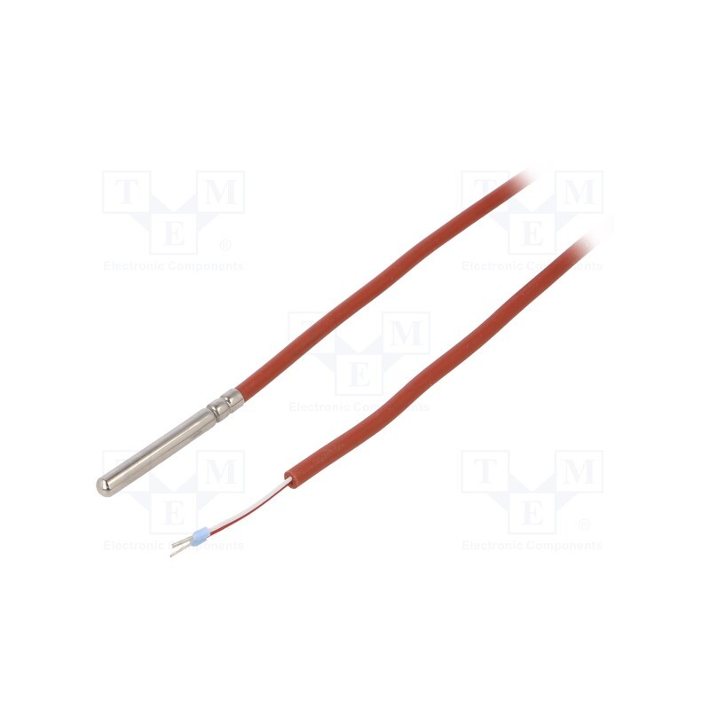 1 pcs x TEWA TEMPERATURE SENSORS - TT4M-PT100B-T200-1500 - Sensor: temperature, Pt100, 100Ω, cl.B, Body dim: Ø6x50mm, Len: 1.5m