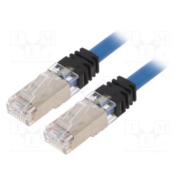 1 pcs x PANDUIT - STP6X0.5MBU - Patch cord, S/FTP,TX6A™ 10Gig, 6a, stranded, Cu, LSZH, blue, 0.5m