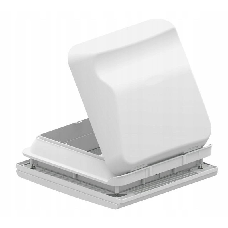 Roof window with turbo fan 28 f white Fiamma