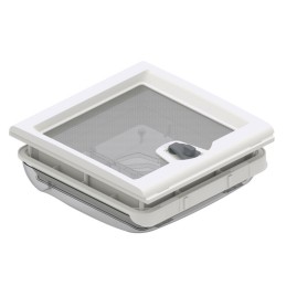 Roof window with turbo fan 28 f white Fiamma