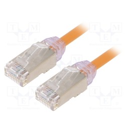 1 pcs x PANDUIT - STP28X2MOR - Patch cord, F/UTP,TX6A-28™, 6a, solid, Cu, LSZH, orange, 2m, 28AWG