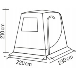 Renault Trafic premium trapeze rear tent