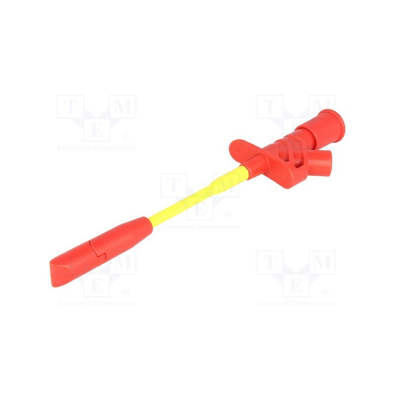 1 pcs x AXIOMET - AX-CP-04-R - Clip-on probe, with puncturing point, 10A, red, 4mm
