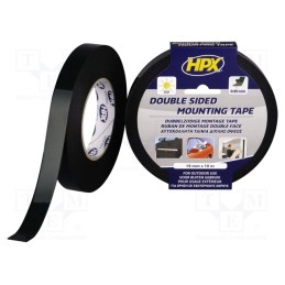1 rol x HPX - DM1910 - Tape: fixing, W: 19mm, L: 10m, Thk: 950um, double-sided, acrylic