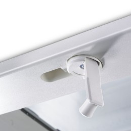 Midi Heki style roof window 700x500 with crank and forced circulation dome