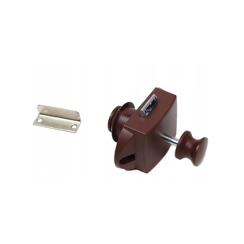 Bathroom lock, toilet, double-sided push buttons