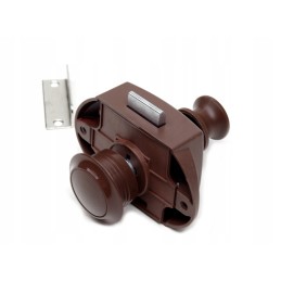 Bathroom lock, toilet, double-sided push buttons