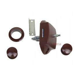 Bathroom lock, toilet, double-sided push buttons