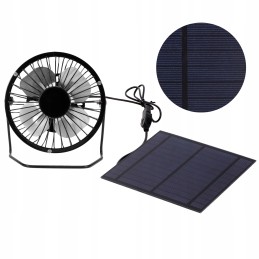 16cm portable fan solar panel 68w