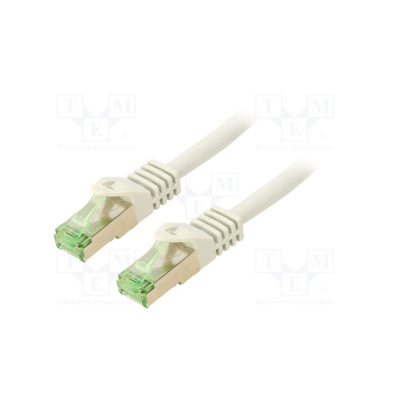 1 pcs x Goobay - 61119 - Patch cord, S/FTP, Cat 8.1, stranded, Cu, LSZH, grey, 7.5m, 26AWG