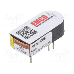 1 pcs x XP POWER - A10P-12 - Converter: DC/DC, 1W, Uin: 12V, Uout: 0÷1kVDC, Iout: 1mA, 350kHz, THT