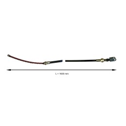 Brake cable right forklift toyota 7 8 fg fd
