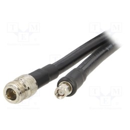 1 pcs x QOLTEC - 57027 - Cable, 50Ω, 3m, N female,RP-SMA male, PE, black