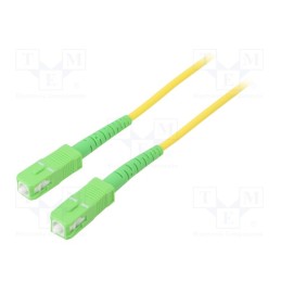 1 pcs x Goobay - 59645 - Fiber patch cord, OS2, SC/APC,both sides, 25m, LSZH, yellow