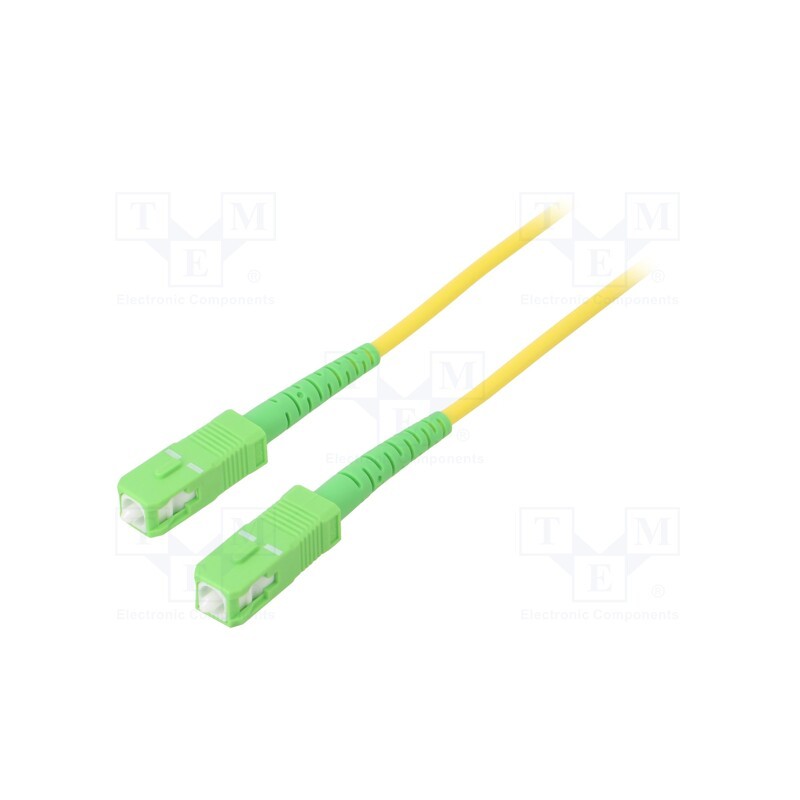 1 pcs x Goobay - 59645 - Fiber patch cord, OS2, SC/APC,both sides, 25m, LSZH, yellow