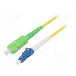 1 pcs x Goobay - 59654 - Fiber patch cord, OS2, LC/UPC,SC/APC, 20m, Optical fiber: 9/125um