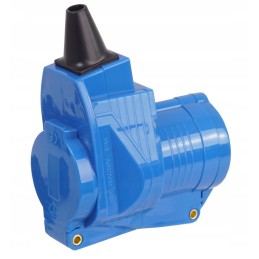 Angle socket 16a 230v camping adapter 3p