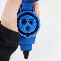 Angle socket 16a 230v camping adapter 3p