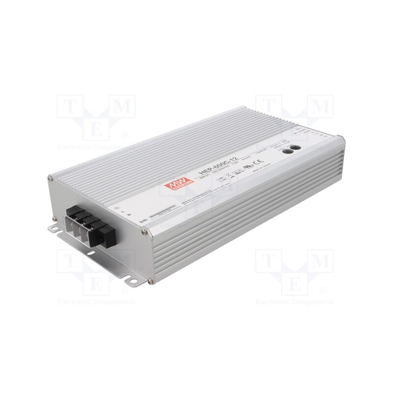 1 pcs x MEAN WELL - HEP-600C-12 - Charger: for rechargeable batteries, acid-lead, 135÷400Ah, 600W