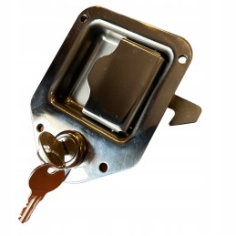 Lock handle closing container door box