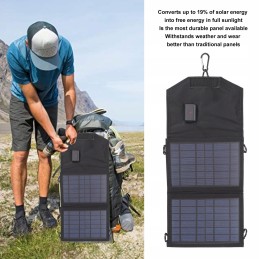 7w 5v foldable solar charger portable