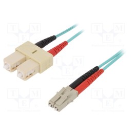 1 pcs x LAPP - 29031302 - Fiber patch cord, OM3, LC/UPC,SC/UPC, 2m, Optical fiber: 50/125um