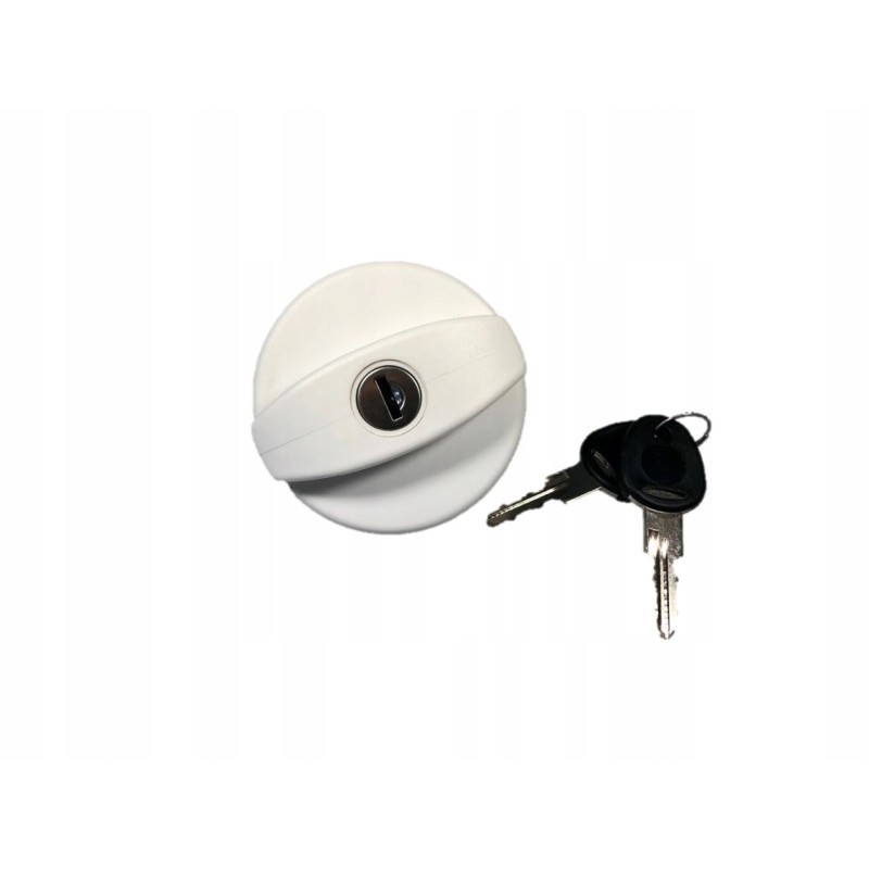 Universal white water filler cap with keys
