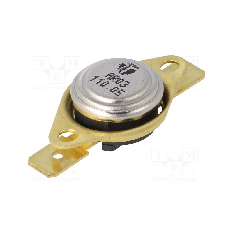 1 pcs x TOMIC - AR03.110.05-W1-S3 - Sensor: thermostat, SPST-NC, 110°C, 16A, 250VAC, connectors 6,3mm