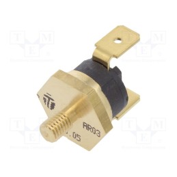 1 pcs x TOMIC - AR03.110.05-W3-S2 - Sensor: thermostat, SPST-NC, 110°C, 16A, 250VAC, connectors 6,3mm