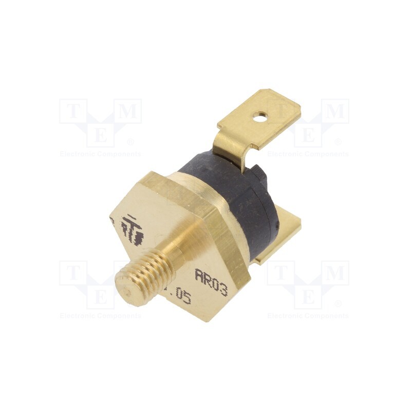 1 pcs x TOMIC - AR03.110.05-W3-S2 - Sensor: thermostat, SPST-NC, 110°C, 16A, 250VAC, connectors 6,3mm