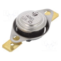 1 pcs x TOMIC - AR03.120.05-W1-S3 - Sensor: thermostat, SPST-NC, 120°C, 16A, 250VAC, connectors 6,3mm