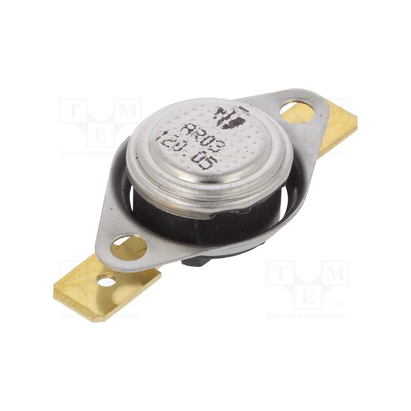 1 pcs x TOMIC - AR03.120.05-W1-S3 - Sensor: thermostat, SPST-NC, 120°C, 16A, 250VAC, connectors 6,3mm