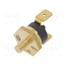 1 pcs x TOMIC - AR03.120.05-W3-S2 - Sensor: thermostat, SPST-NC, 120°C, 16A, 250VAC, connectors 6,3mm