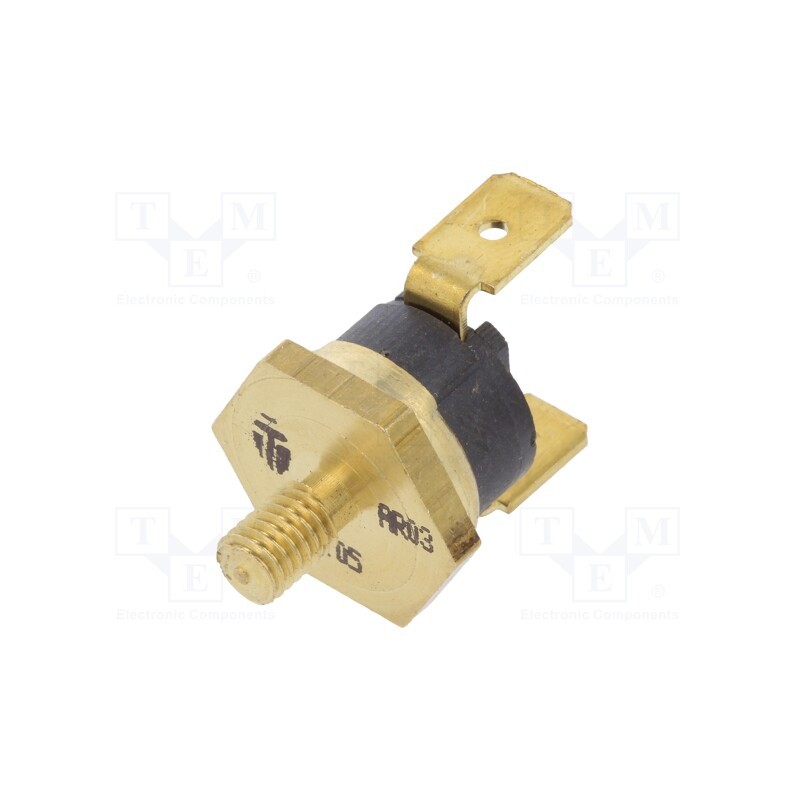 1 pcs x TOMIC - AR03.130.05-W3-S2 - Sensor: thermostat, SPST-NC, 130°C, 16A, 250VAC, connectors 6,3mm